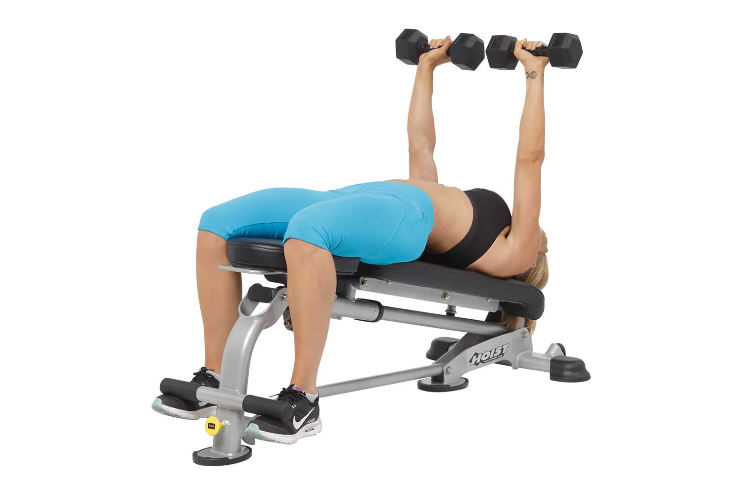 Hoist HF 5167 7-Position Adjustable Folding Weight Bench for Home Gym - Perfect for Strength Training, Full-Body Workouts & Compact Storage