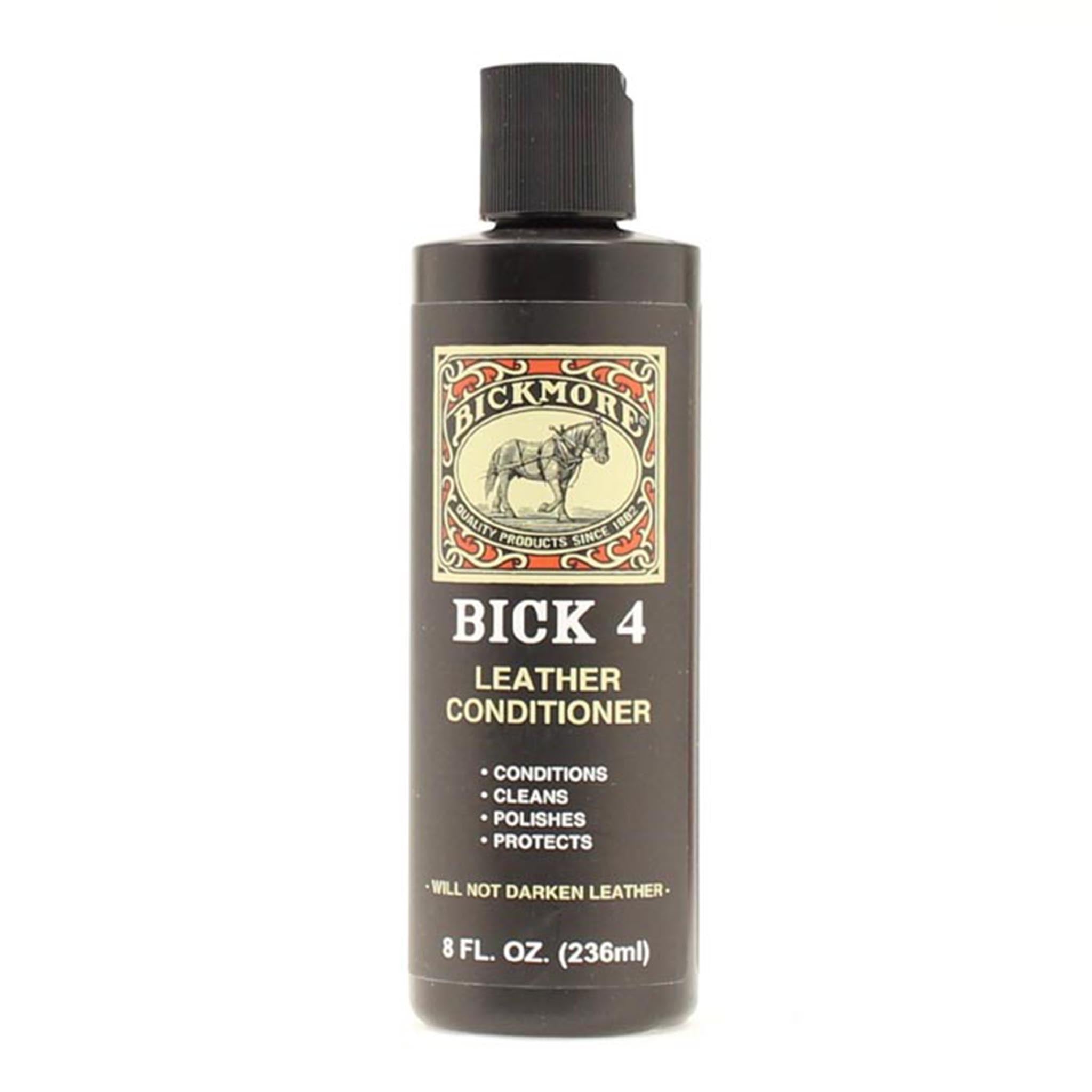 Bick 4 Leather Conditioner - 8oz Premium Leather Care for Boots, Bags & Furniture | Restores & Protects Genuine Leather | Ideal for Shoes, Jackets & Car Interiors