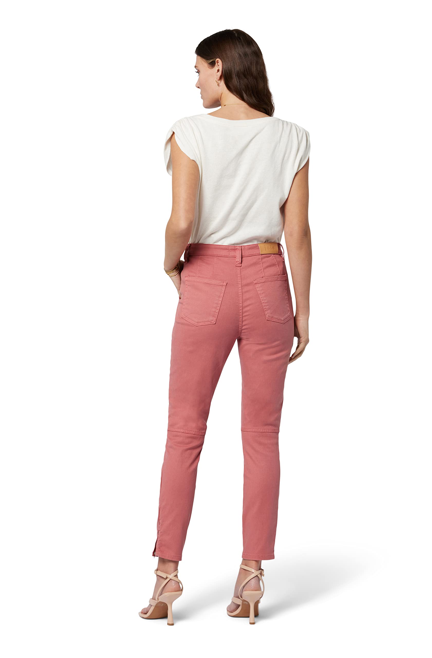 Joie Women's Maxine Park Skinny Pant in Canyon Rose - Stretchy Comfort Pants for Work, Travel & Casual Wear | Slim Fit Trousers with Elastic Waistband | Office, Lounge & Everyday Outfits