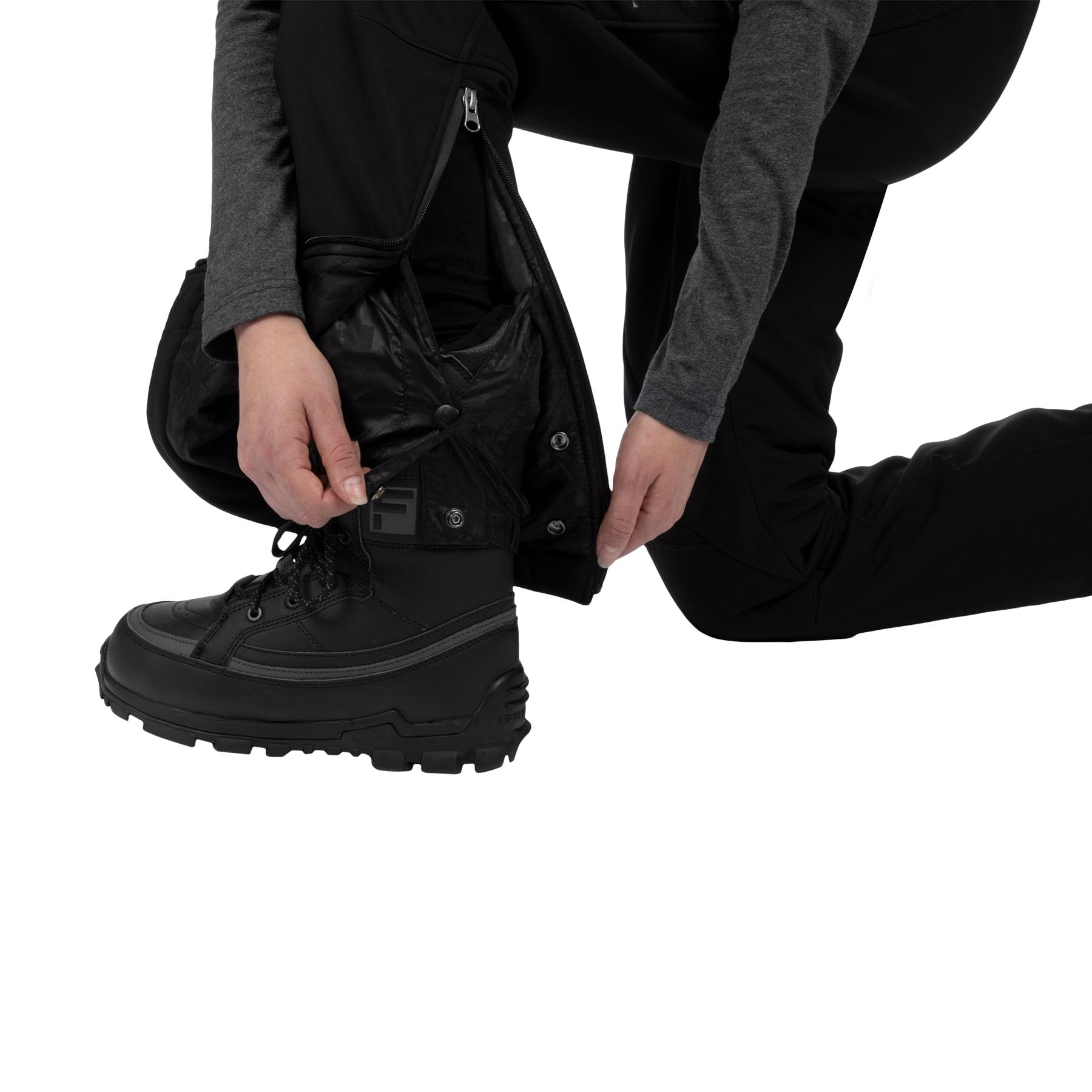 FXR Women's Vertical Pro Insulated Softshell Snowmobile Pants 2025 - Waterproof, Windproof & Thermal Winter Ski Pants for Cold Weather (Black, X-Small) - Perfect for Snowmobiling, Skiing & Outdoor Winter Adventures