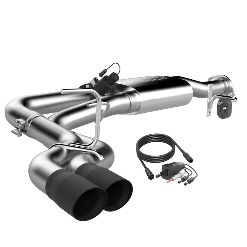 2015-2020 Ford F-150 QTP Screamer Cat-Back Exhaust System with Black Tips - High-Performance Sound & Power Upgrade for Off-Road & Street Driving