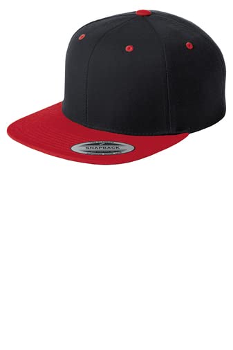 Custom Flat Bill Snapback Cap STC19 - Personalized Embroidery & Monogram Hats for Men & Women - Perfect for Sports, Streetwear & Fashion Accessories