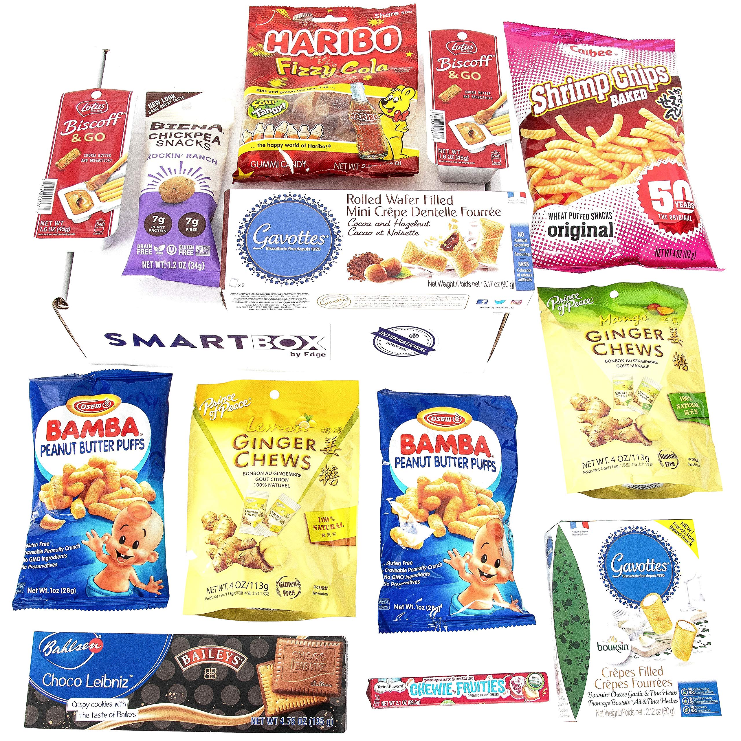 Jumbo International Snack Box & Gourmet Global Candy Care Package | Premium European, Asian & South American Treats Collection | Perfect for Gift Baskets, Office Snacks & Care Packages