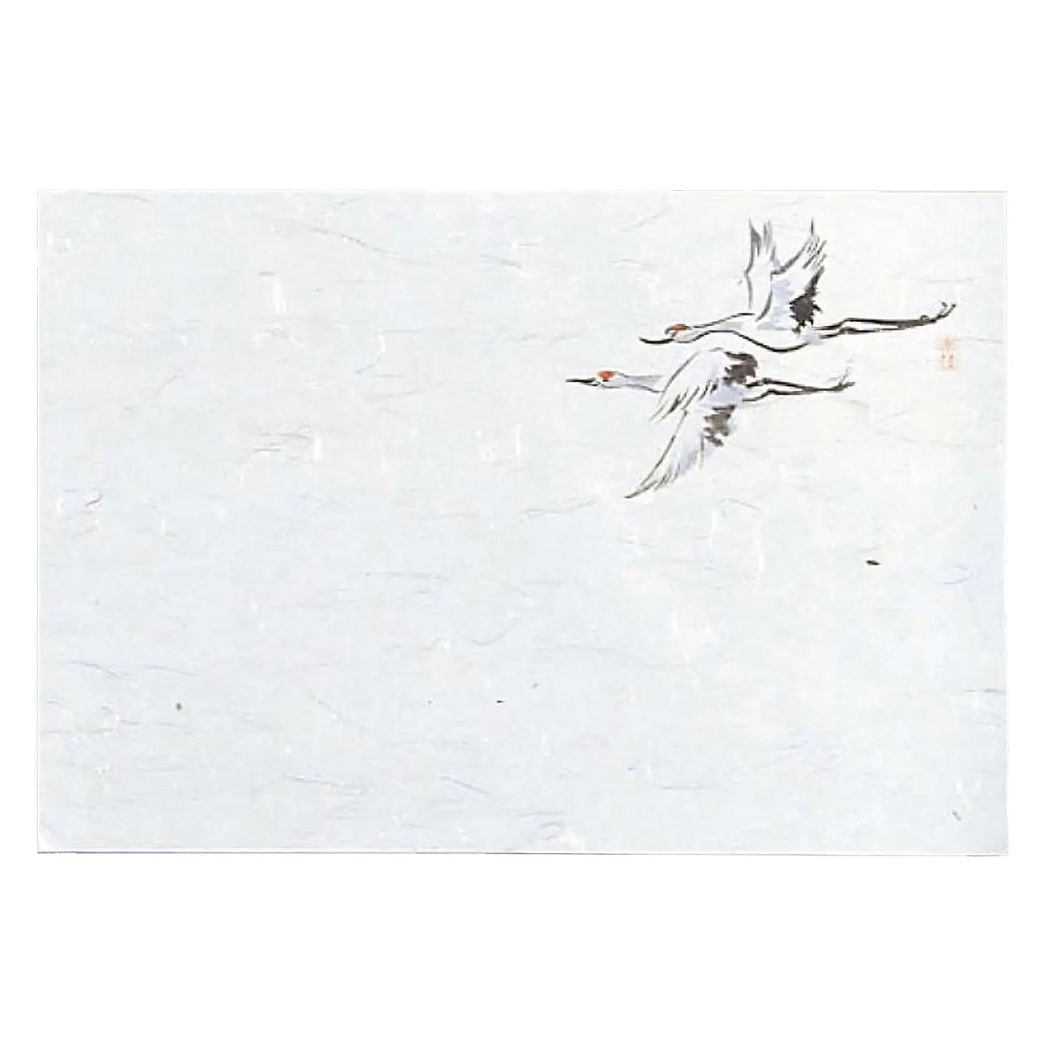 Premium MIN Senju Washi Paper Placemats - Set of 100 Elegant Crane Design Japanese Table Mats for Dining, Parties & Home Decor