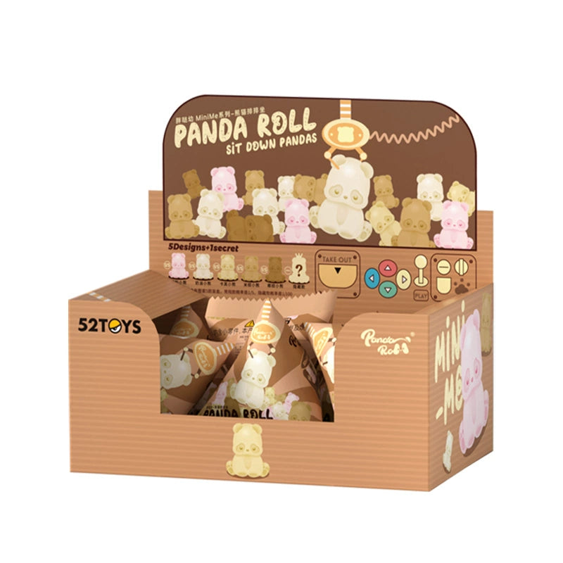 PANDAROLL Sit Down Pandas Series - Cute Collectible Panda Bean Bag Toy for Kids (Blind Bag Mystery Box) - Perfect for Birthday Gifts, Party Favors & Surprise Collectibles