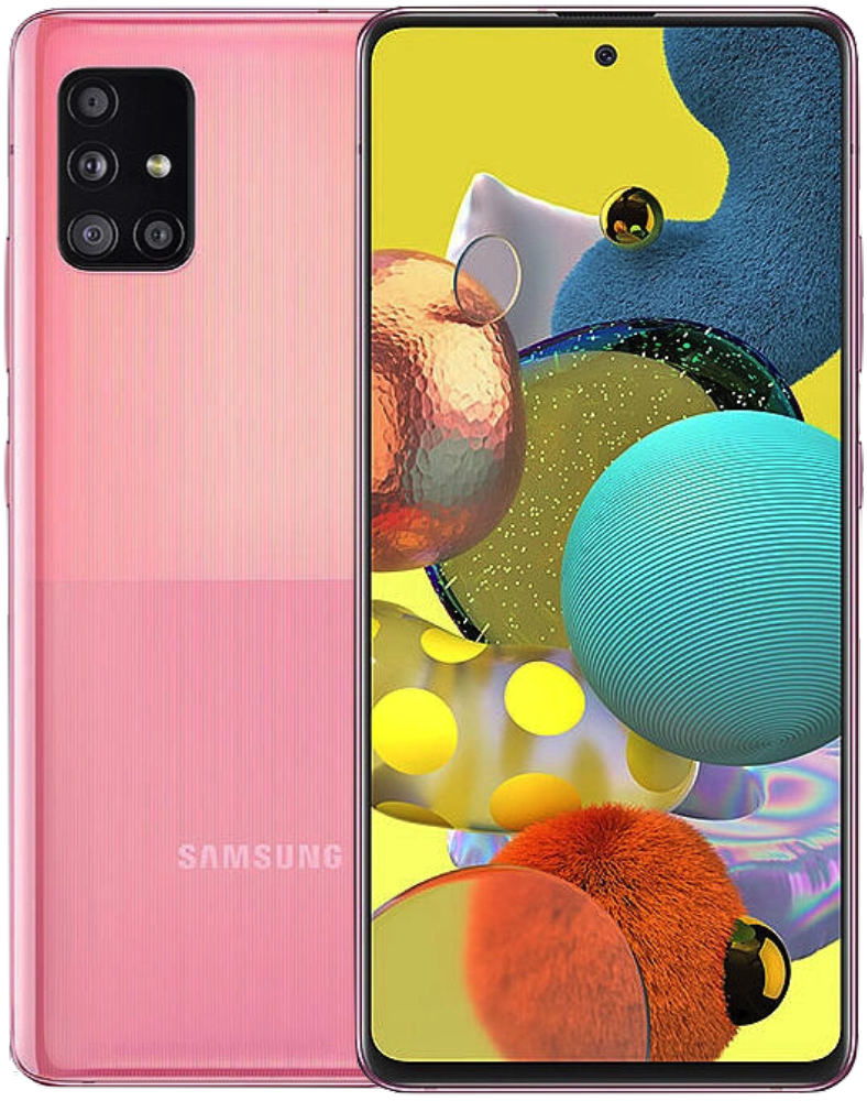 Samsung Galaxy A51 5G Smartphone 128GB Unlocked GSM - Prism Cube Pink | Fast 5G Connectivity, Long Battery Life | Perfect for Streaming, Gaming & Social Media