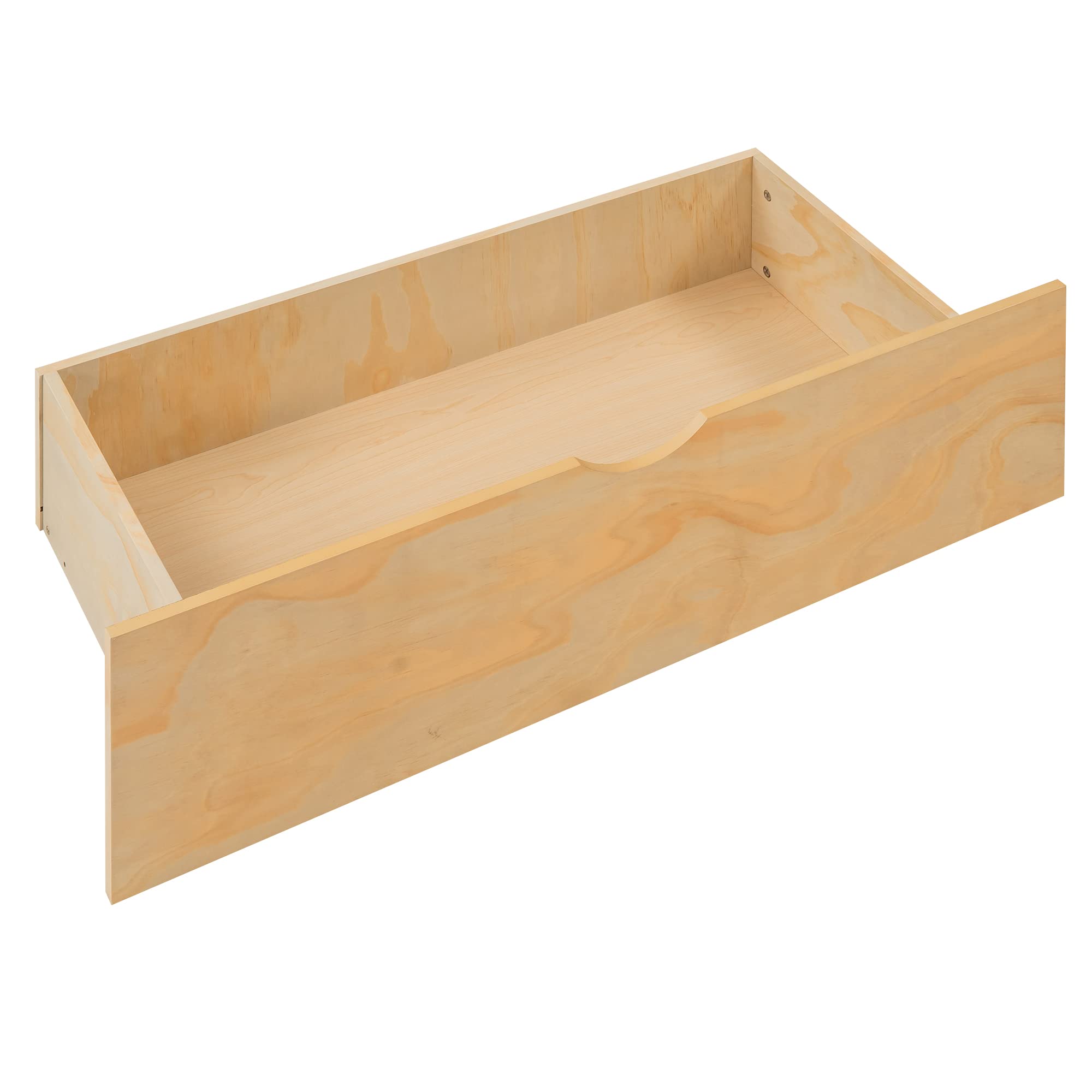 Wooden Full Size House Bed Frame with Storage for Kids - Girls & Boys Room Decor
