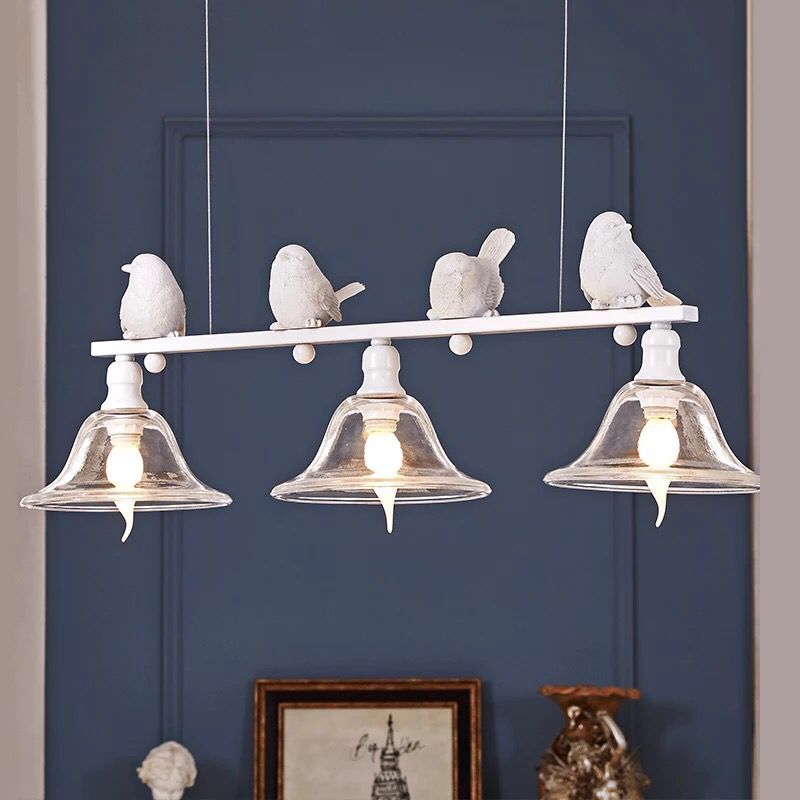 Elegant Bird Chandelier Lighting - Modern Crystal Ceiling Light for Dining Room, Living Room & Bedroom | Perfect for Home Decor & Romantic Ambiance
