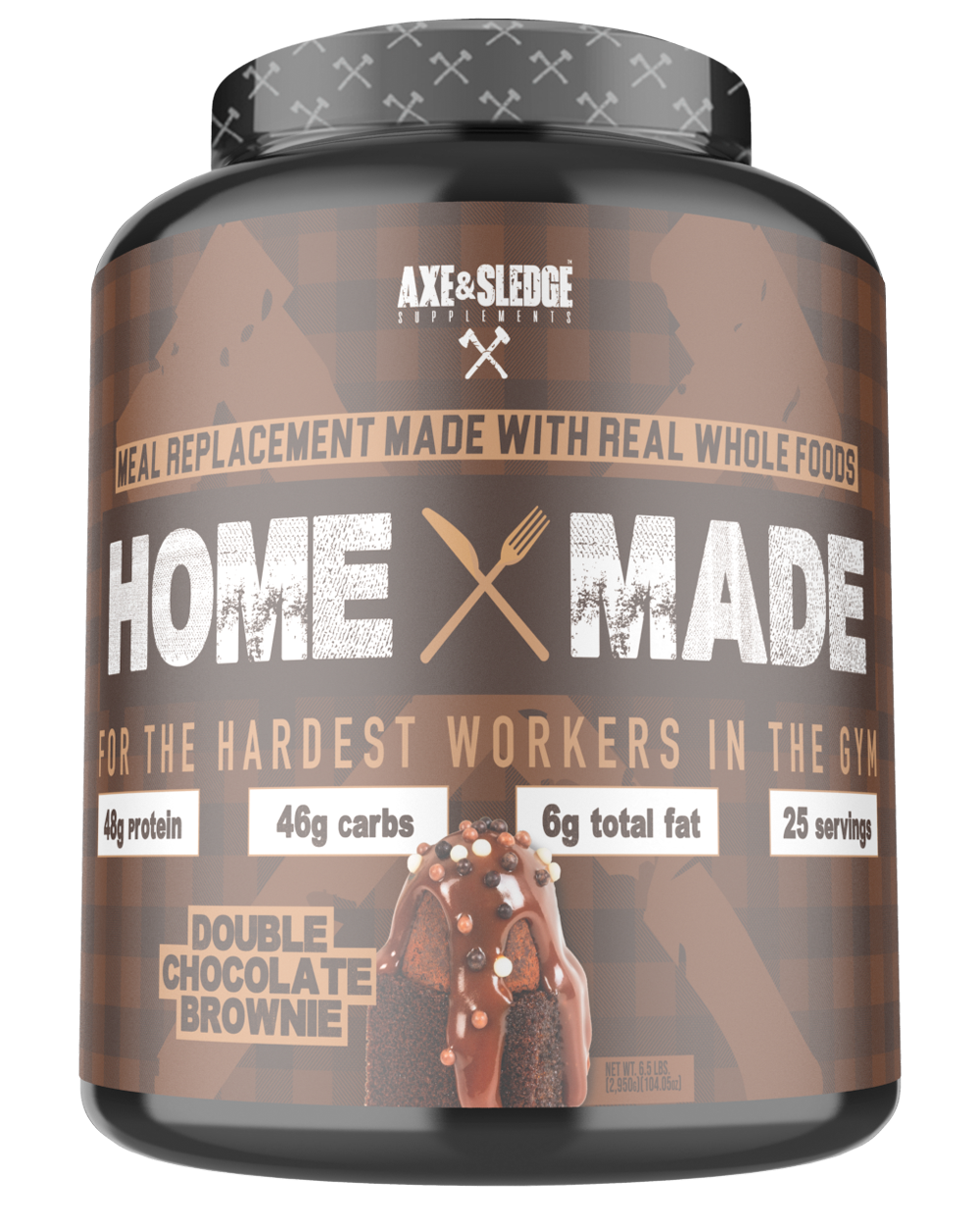 Axe & Sledge Homemade Whole Food Meal Replacement Powder - High Protein Shake for Muscle Recovery & Weight Management | Perfect for Post-Workout, Breakfast & Healthy Lifestyle