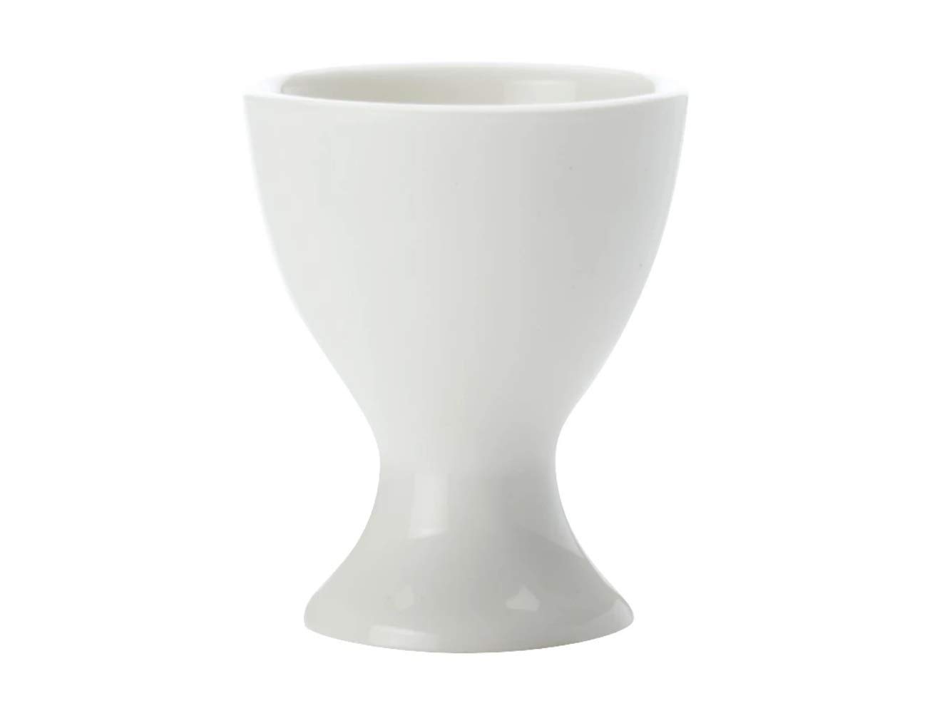 Maxwell & Williams White Basics Egg Cup - Set of 4, 5 x 5 x 6.5 cm Ceramic Egg Holder - Perfect for Breakfast, Brunch, Easter Decor & Kitchen Dining Table Setting