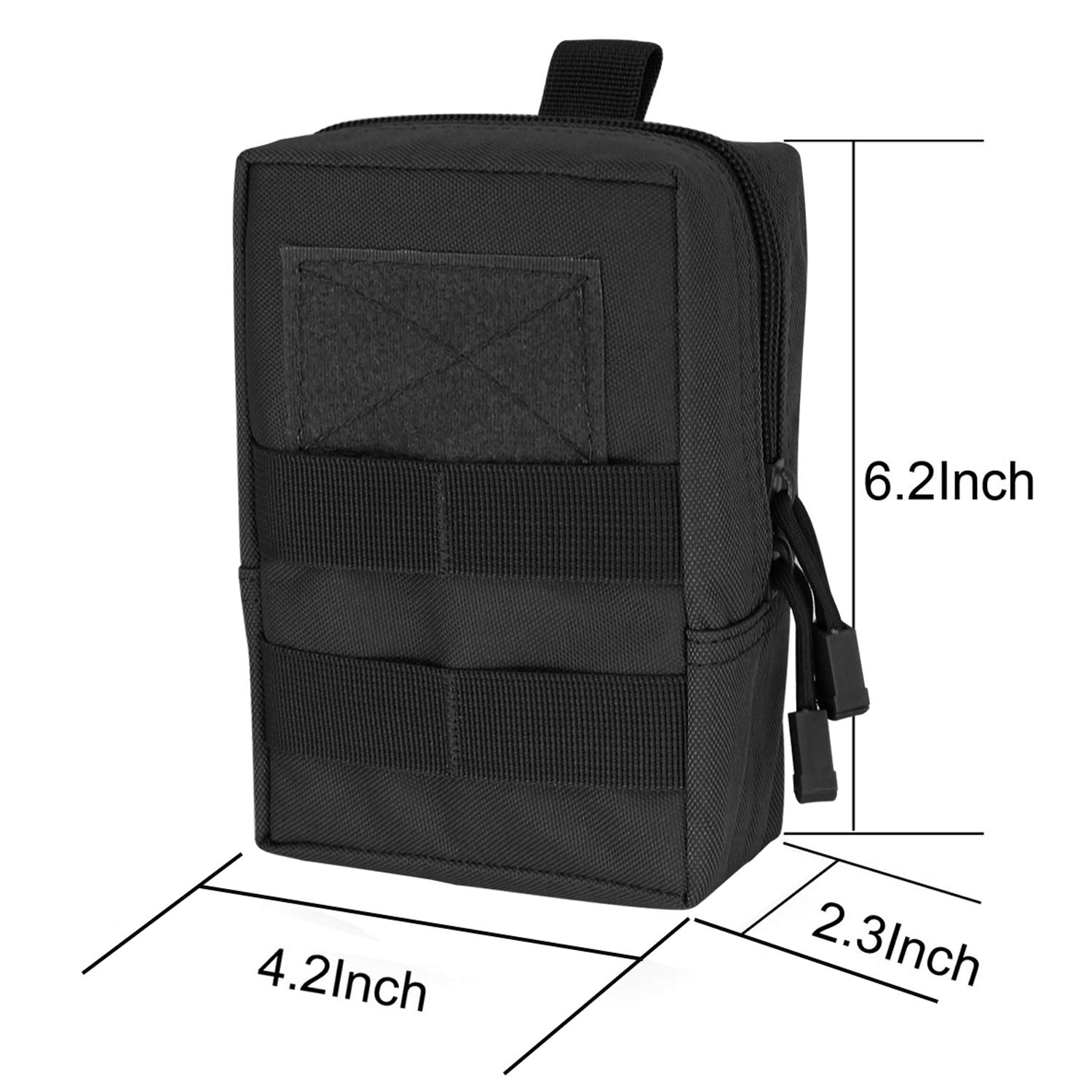 YDa MOLLE Pouch Tactical EDC Organizer - Durable Utility Pouch for Tactical Backpack & Gear - Perfect for Military, Hiking, Camping & Outdoor Adventures