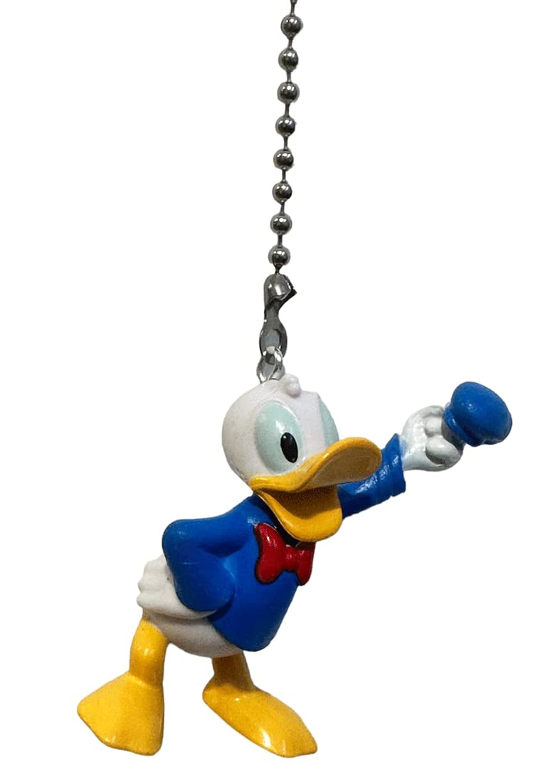 Donald Duck Ceiling Fan Light Pull Chain - Disney Character Decorative Pull Cord for Ceiling Fans & Light Switches - Perfect for Kids' Rooms & Disney Themed Home Decor