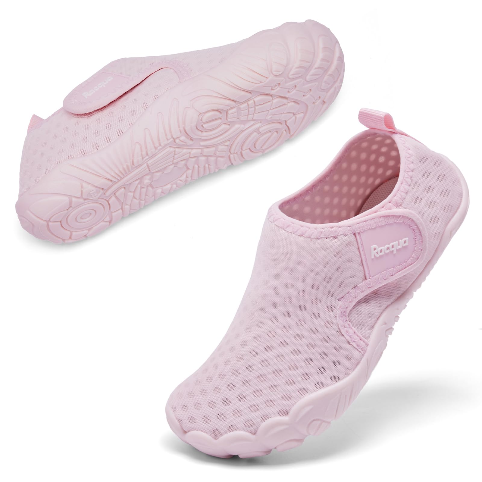 **Racqua Kids Water Shoes - Quick Dry, Lightweight Swim Shoes for Boys & Girls - Perfect for Beach, Pool & Water Sports (Toddler to Big Kid Sizes)**