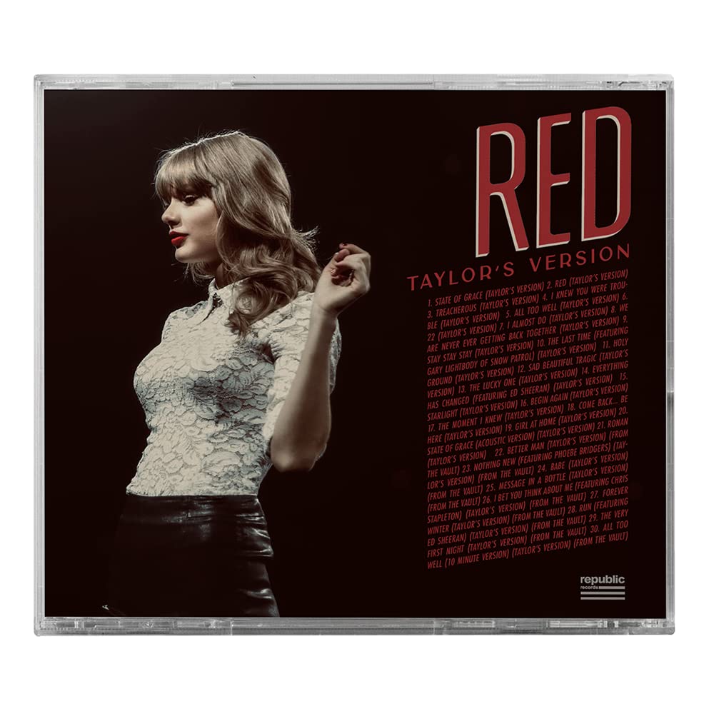 Taylor Swift Red (Taylor's Version) Clean Album - Stream & Download for Road Trips, Workouts & Relaxation