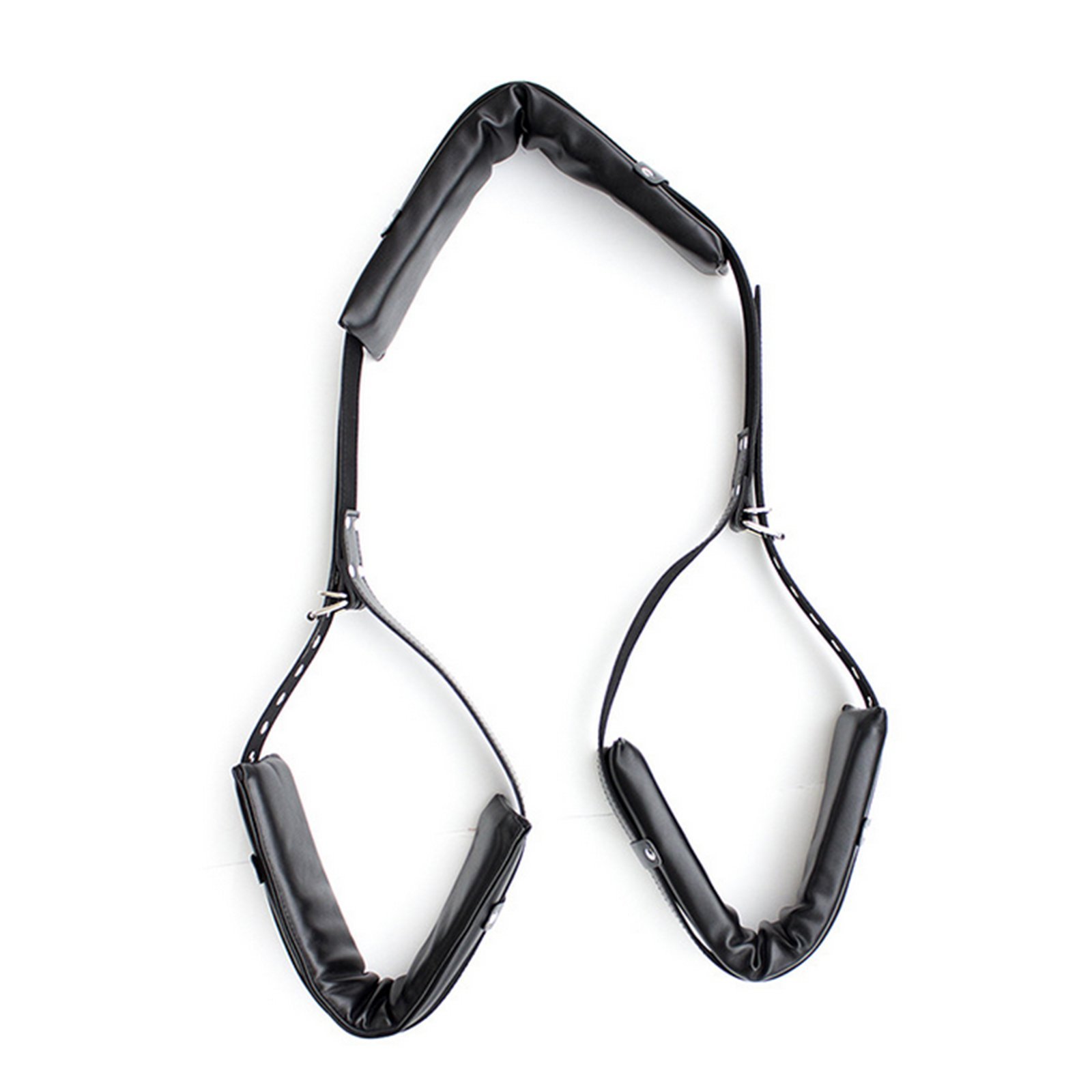 Premium Sex Position Pillow with Adjustable Thigh Cuffs & Bed Restraints - Couple Bondage Straps for Enhanced Intimacy - Perfect for Spicing Up Your Bedroom, BDSM Play, and Adult Role-Playing Scenes