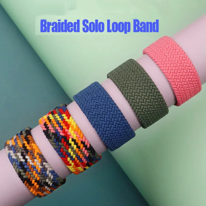 Stretchy Braided Solo Loop Bands for Samsung Galaxy Watch Ultra - Comfortable, Durable & Stylish for Workouts, Running & Everyday Wear