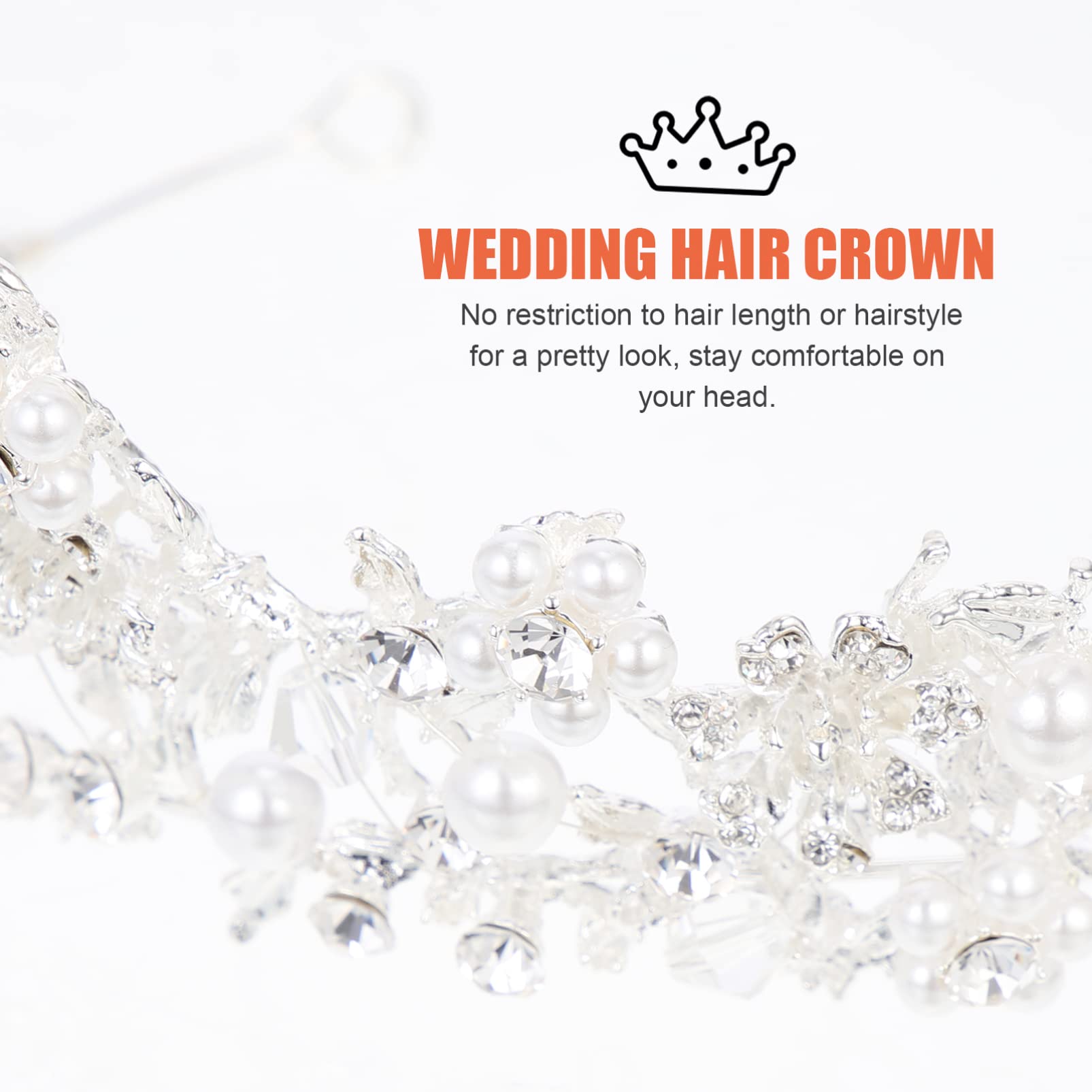 Elegant Rhinestone Bridal Tiara for Women - Flower Diamond Crown Wedding Headdress, Birthday Party Hair Accessory | Perfect for Brides, Prom, Pageants & Special Occasions
