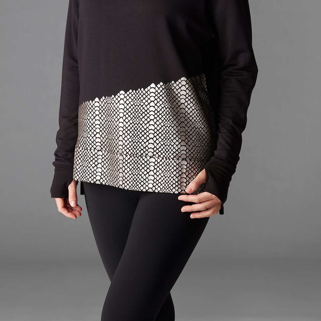 Tavi Noir Cozy Sweatshirt for Women - Soft Fleece Pullover Hoodie, Casual Loungewear for Fall & Winter - Perfect for Coffee Dates, Errands and Relaxing at Home