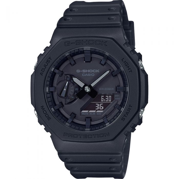 Casio G-Shock GA2100-1A1 'CasiOak' Digital Analog Watch - Rugged Military Style for Outdoor, Sports & Everyday Wear