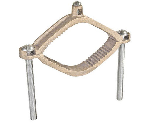 Premium Bronze Grounding Clamp for Bare Wire & Pipe - Heavy Duty Electrical Connector for Home, Industrial & Outdoor Use