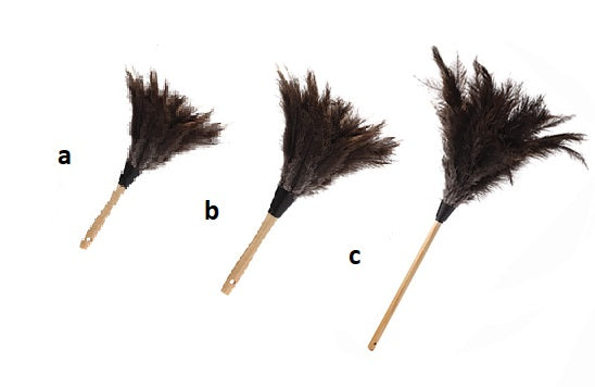 Premium Ostrich Feather Duster for Dusting - Soft & Durable Cleaning Tool for Home, Office, and Car - Perfect for Delicate Surfaces & Hard-to-Reach Areas