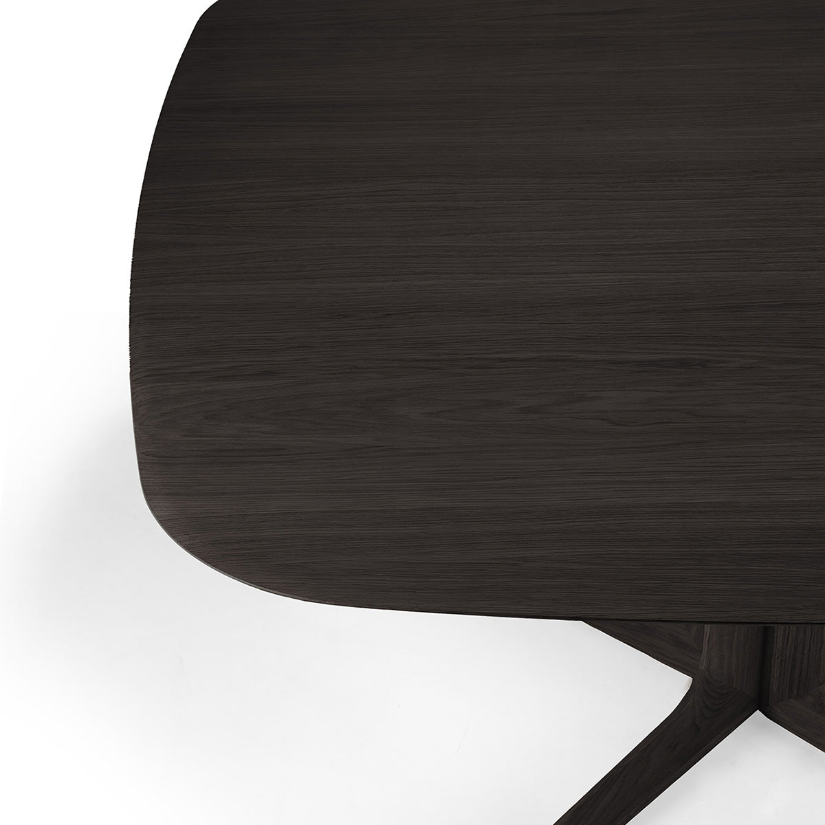Modern Corto Dining Table - Solid Wood Kitchen Table for 6 - Perfect for Small Spaces, Breakfast Nook & Cozy Family Meals