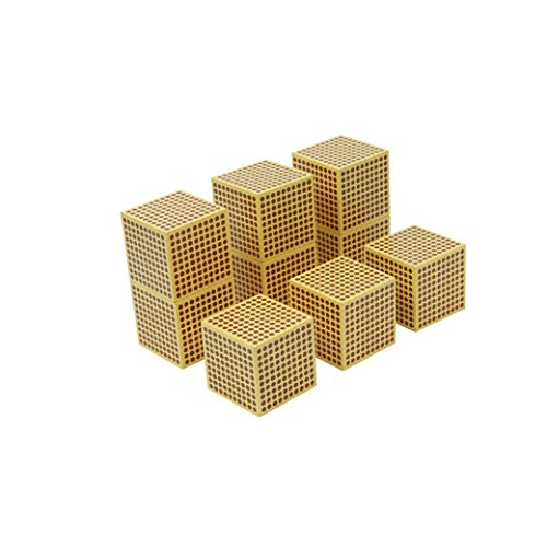 Montessori Math Toys - Wooden Cubes for Kids 2-8, Preschool Learning for Home & Classroom