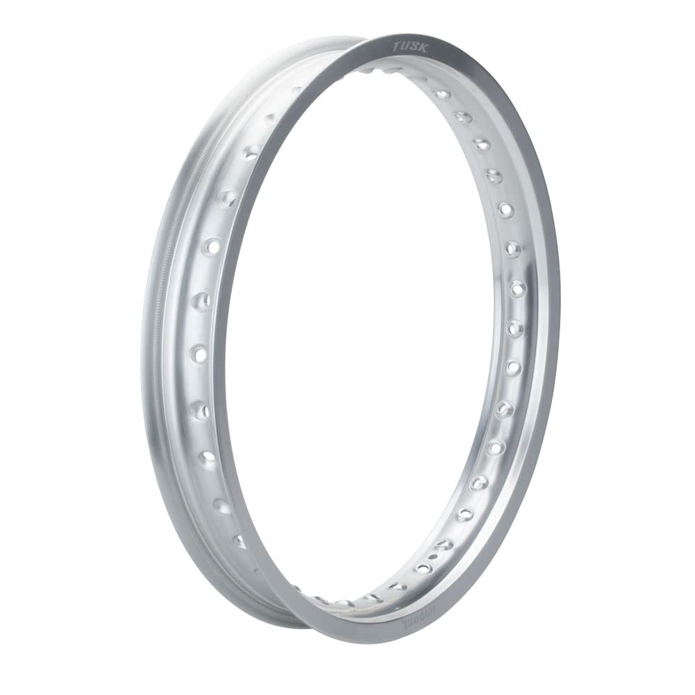 Tusk Impact Rear Rim 36 Spoke Hole 19x2.15 Silver for KTM 300 XC Fuel Injected (2020-2022) - Dirt Bike Off-Road Replacement Wheel for Trail Riding & Motocross Racing