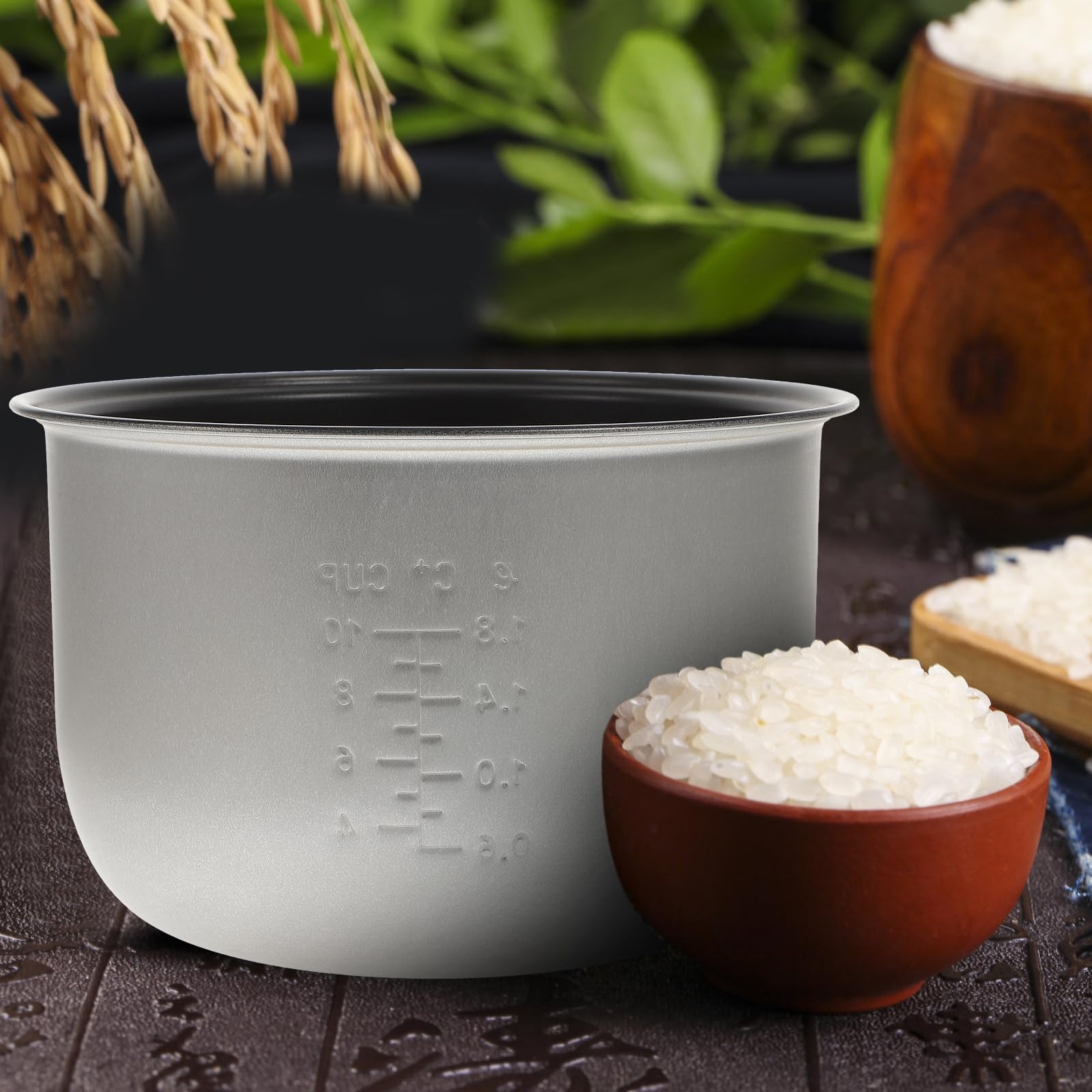 Non-Stick Rice Cooker Inner Pot - Cabilock Replacement Liner for Electric Rice Cookers | Durable & Easy to Clean | Perfect for Home Kitchen & Meal Prep