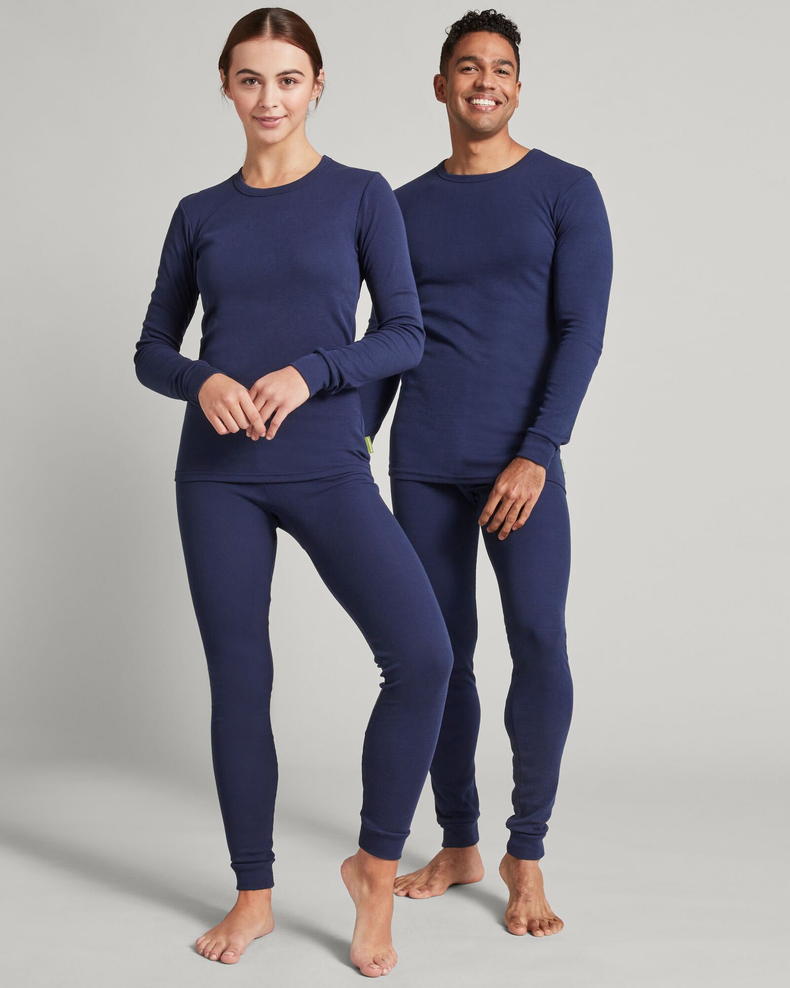 KMDCore Women's Long Sleeve T-Shirt - Soft Stretch Crewneck Casual Top in Navy Blue | Perfect for Work, Gym & Everyday Wear