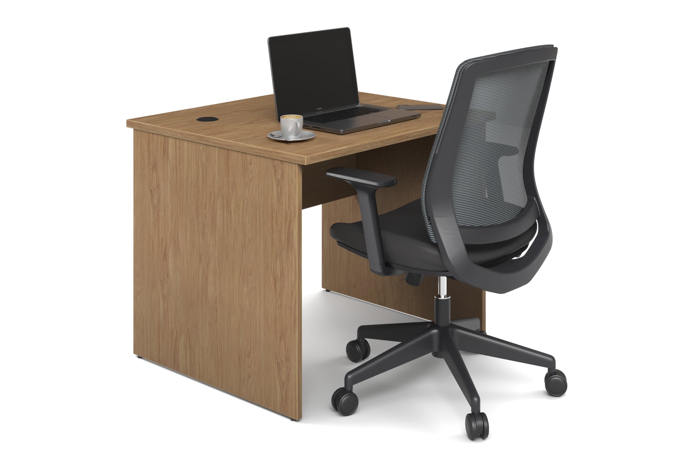 Modern Office Desk with Uniform Panel Design [90