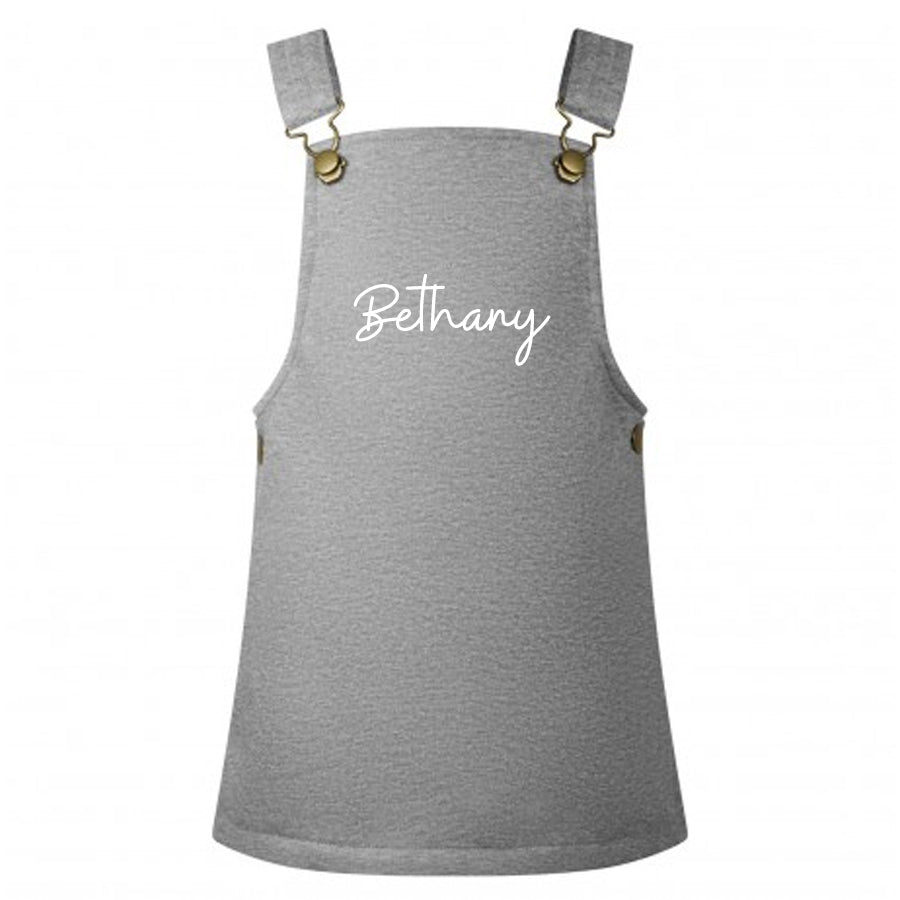 Adored Personalized Dungaree Dress - Custom Denim Jumper Dress for Women - Perfect for Casual Outings, Date Nights & Photo Shoots