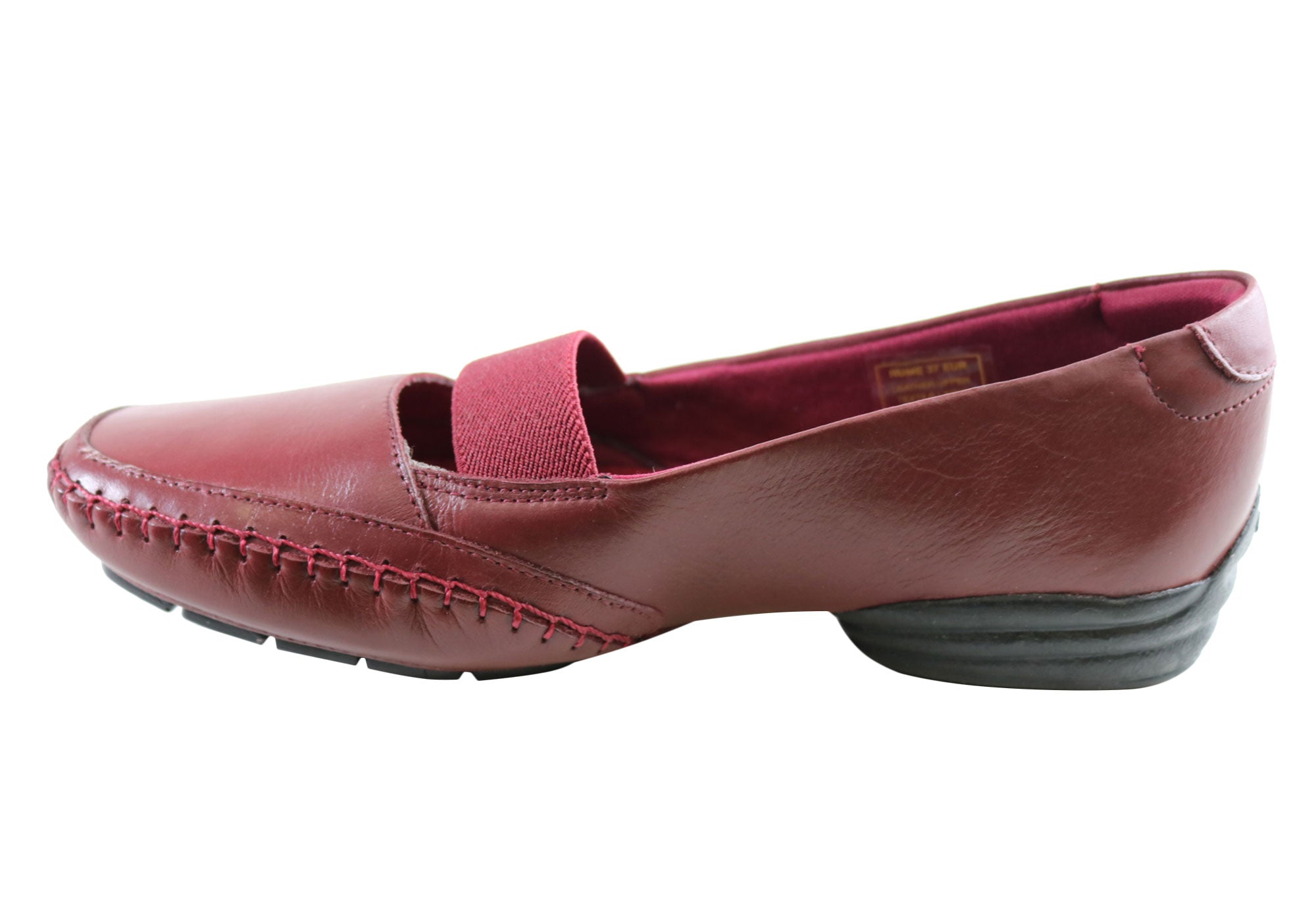 Comfortshoeco Avar Women's Comfort Cushioned Leather Low Heel Shoes - Stylish & Supportive Casual Walking Shoes for Work, Travel & Everyday Wear