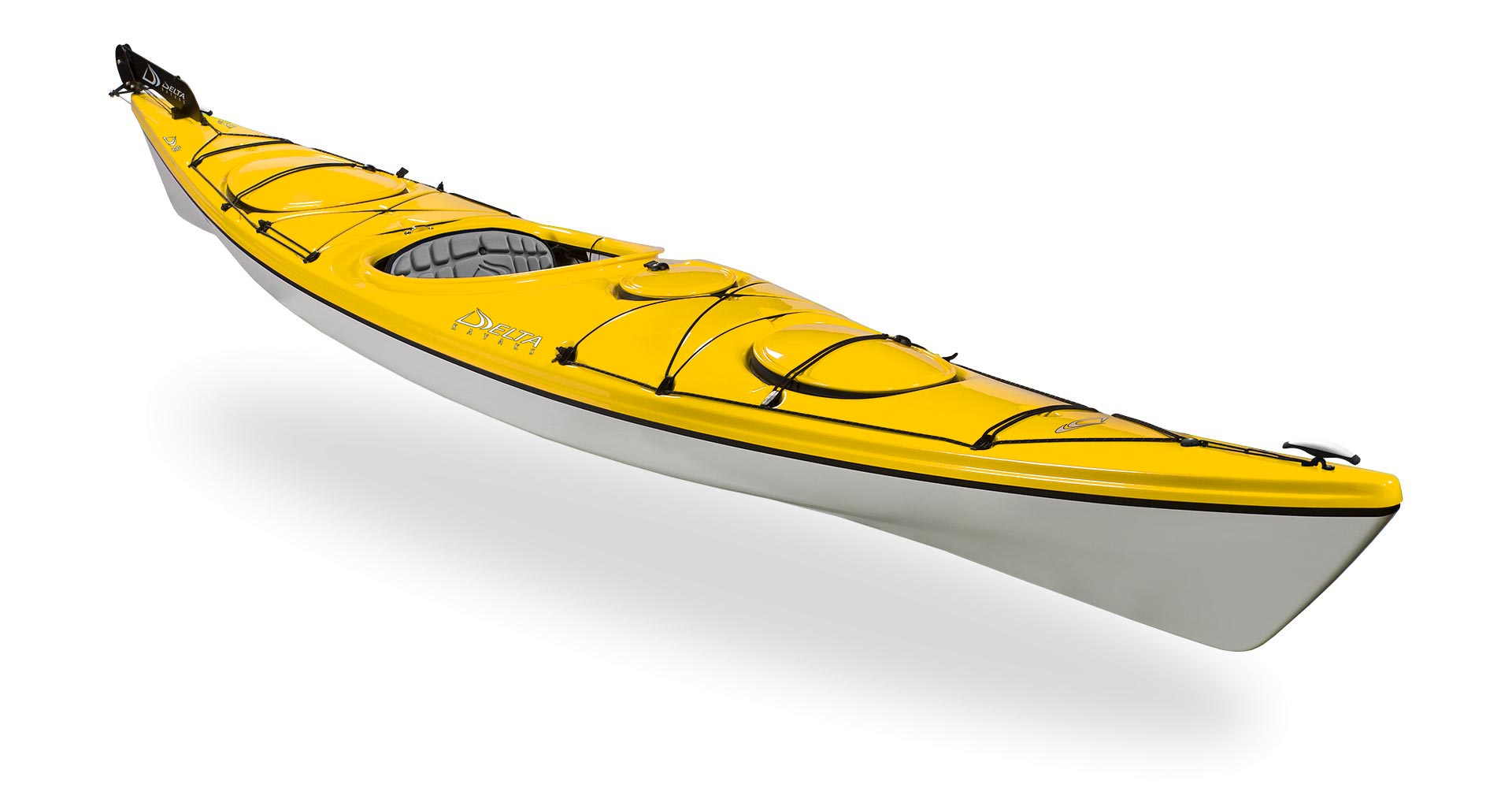 Delta 15S Kayak with Rudder System - Lightweight Touring Kayak for Lakes & Rivers - Perfect for Fishing, Camping and Water Exploration