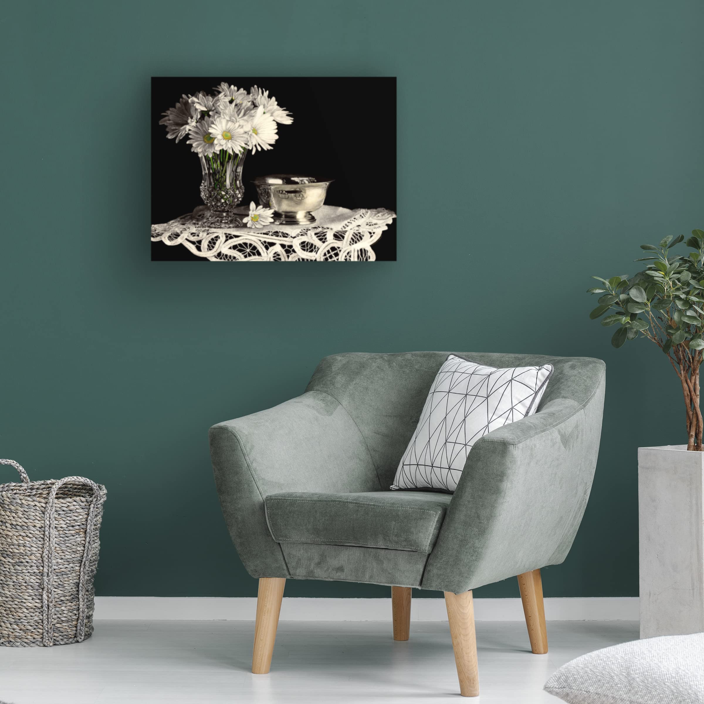 Trademark Fine Art 'Diapente' Canvas Wall Art by Sandra Willard - Modern Abstract Painting for Living Room, Bedroom & Office Decor