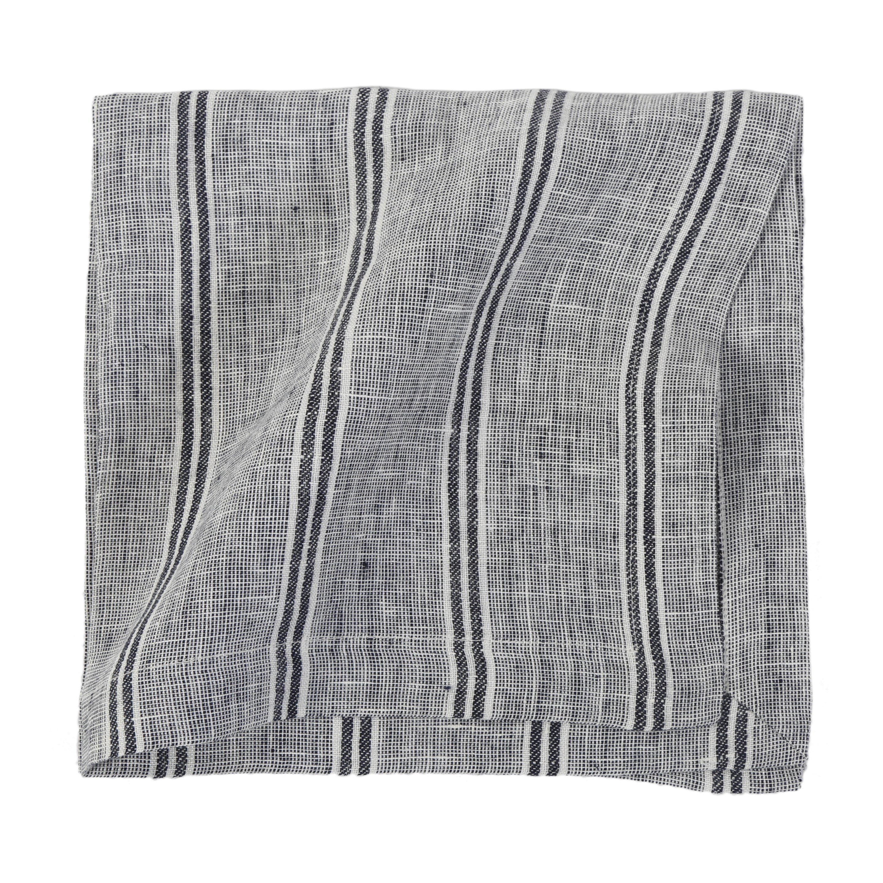 Premium 100% Cotton Mendocino Napkins - Soft & Absorbent Dinner Napkins for Everyday Use, Parties & Fine Dining - Set of 12 (White)