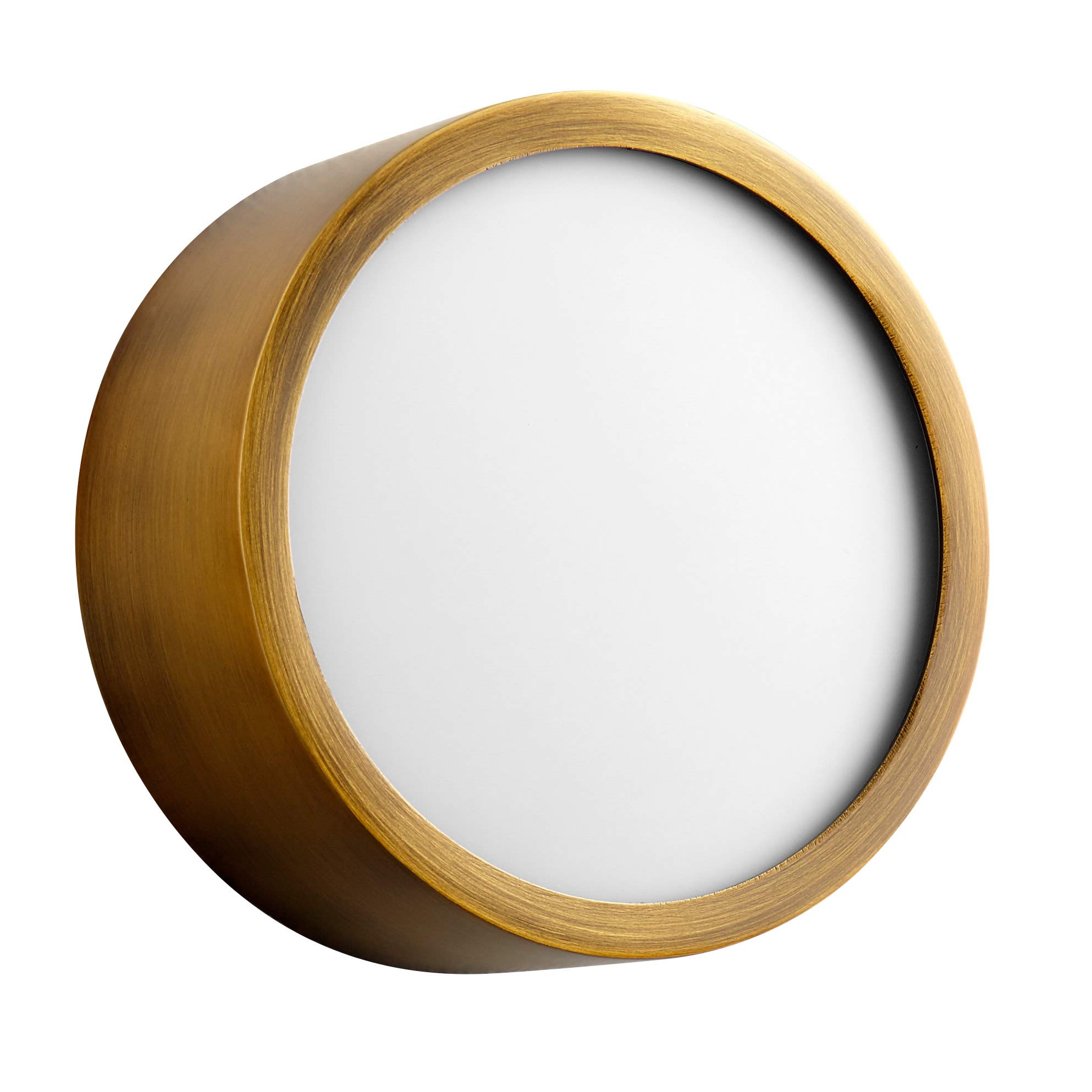 Peepers Collection Aged Brass Oxygen 3-600-40 Transitional LED Ceiling Light Fixture - Modern Lighting for Living Room, Bedroom & Dining Room