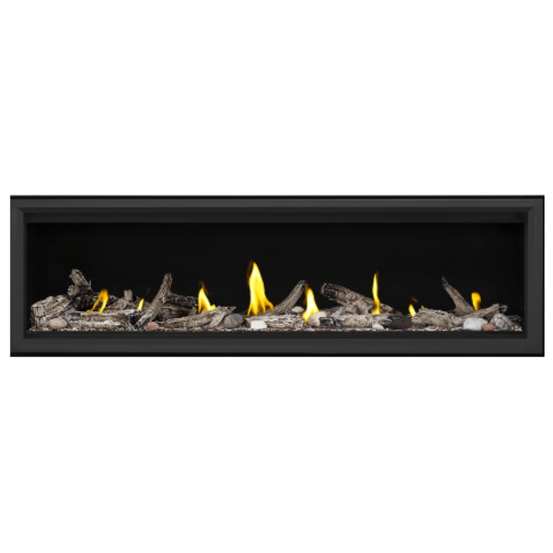 Napoleon Vector 62 Linear Direct Vent Gas Fireplace - LV62N | Modern Indoor Heating Solution for Living Rooms & Bedrooms | Energy Efficient & Stylish Home Decor