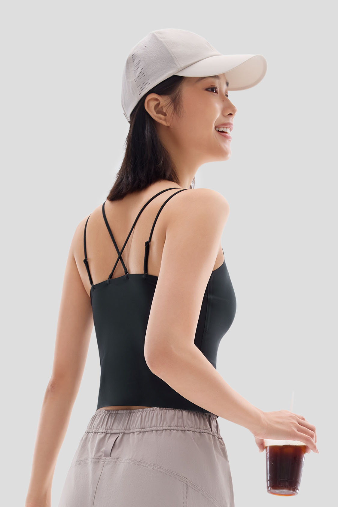 Bare Women's Seamless Lightweight Bra Tank Top - Comfortable Wireless Bralette for Yoga, Workout & Everyday Wear