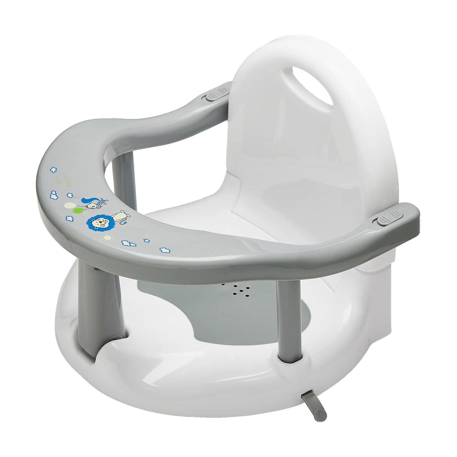 Foldable Baby Sit Up Bath Chair with Suction Cups for 6-18 Months - Anti-Slip, Safe & Portable Infant Bathtub Seat for Toddlers - Perfect for Bath Time, Learning to Sit, and Playtime in Tub