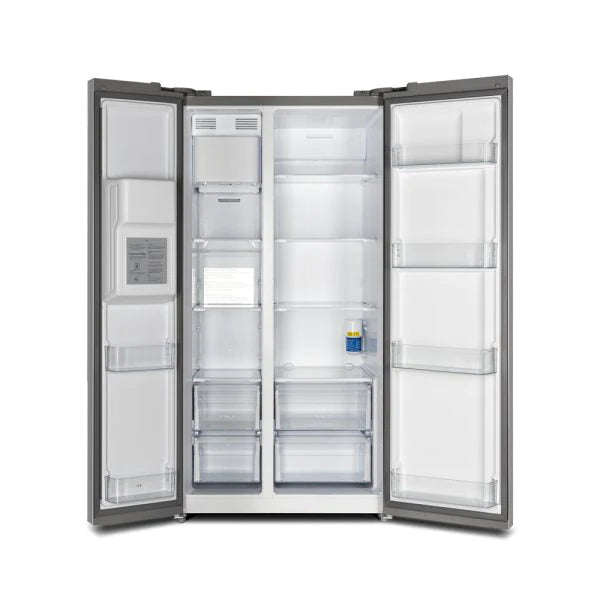Forno 36 Inch Counter Depth Side by Side Refrigerator with Water and Ice Dispenser - Energy Efficient Stainless Steel Fridge for Modern Kitchen (Model FFRBI1844 36SB) - Perfect for Family Homes, Entertaining & Open Concept Living Spaces