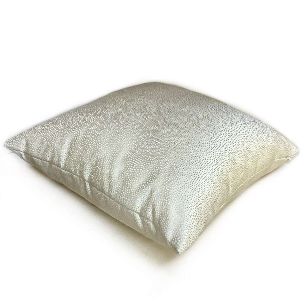 Robert Allen Nyolani Cream Ivory Small Abstract Animal Dots Spots Pillow Cover - Decorative Throw Pillow Case for Sofa, Bed, Couch & Home Decor