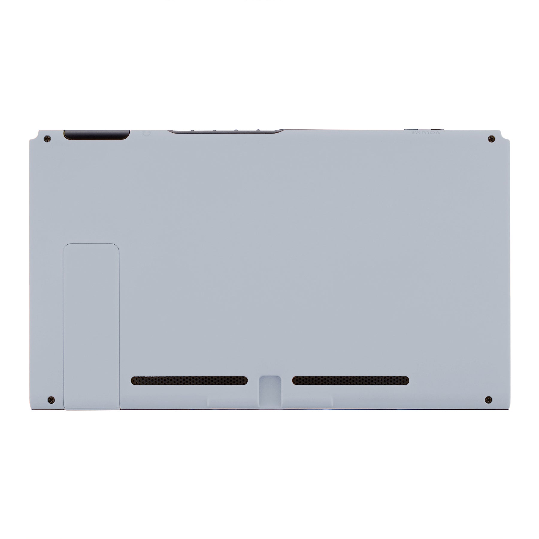 eXtremeRate Replacement Back Plate with Kickstand for Nintendo Switch - New Hope Gray | Durable Gaming Accessory for Enhanced Comfort & Portability | Perfect for Travel, Gaming On-The-Go & Home Entertainment