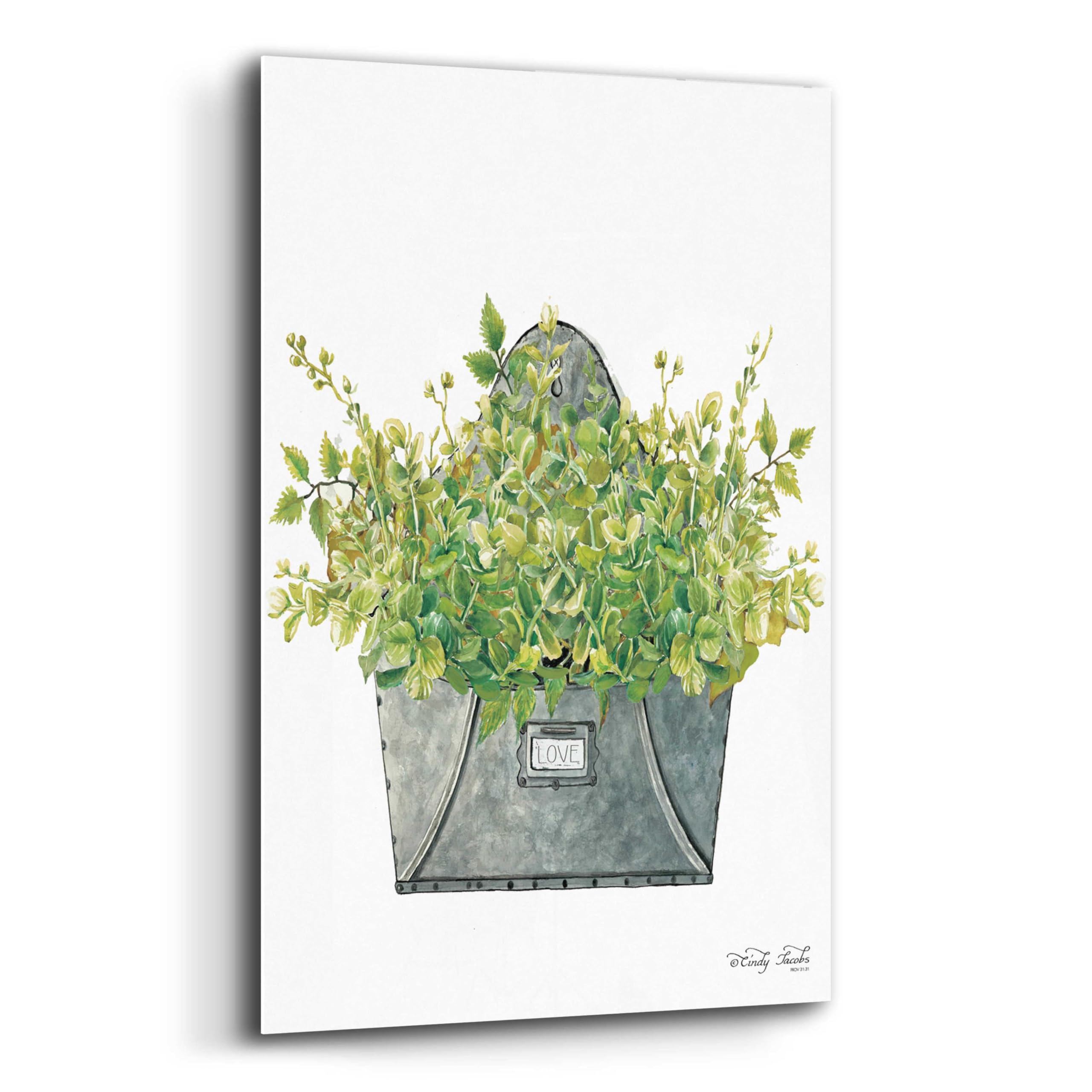 Epic Art 'Love Wall Box' by Cindy Jacobs - 16