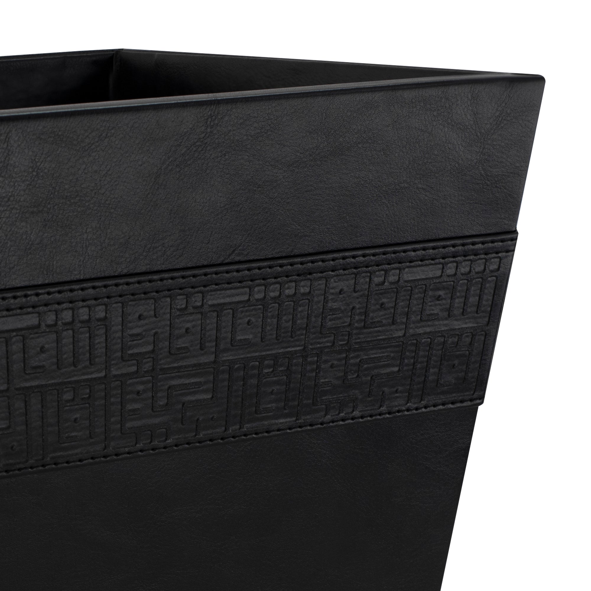 Dimlaj Woven Storage Basket - Black, Large Fabric Bins for Organizing Blankets, Toys, Clothes | Perfect for Living Room, Bedroom, Nursery & Home Decor