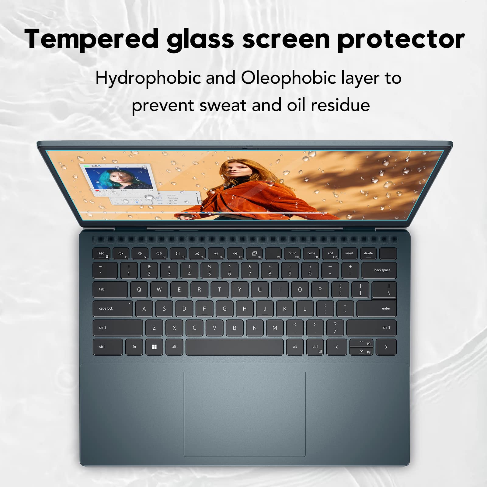 14 Inch Laptop Screen Protector Tempered Glass - Anti-Scratch, Anti-Fingerprint, Bubble-Free for HP, Dell, Acer, ASUS, Samsung, Lenovo, Toshiba 14