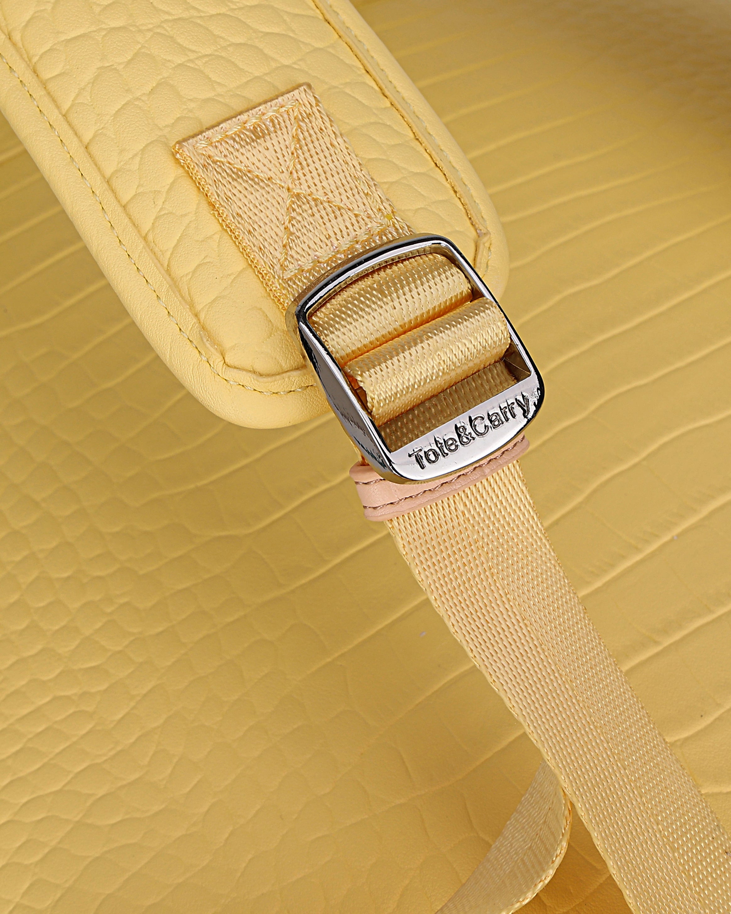 Premium Yellow Leather Backpack for Men & Women - Durable & Stylish Travel, Work & School Backpack