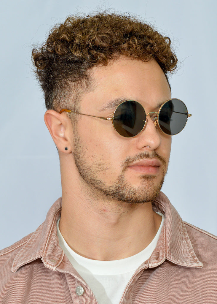 American Optical Skymaster Round Sunglasses - Classic Aviator Style, UV Protection, Polarized Lenses for Men & Women - Perfect for Driving, Outdoor Sports & Fashion Accessories
