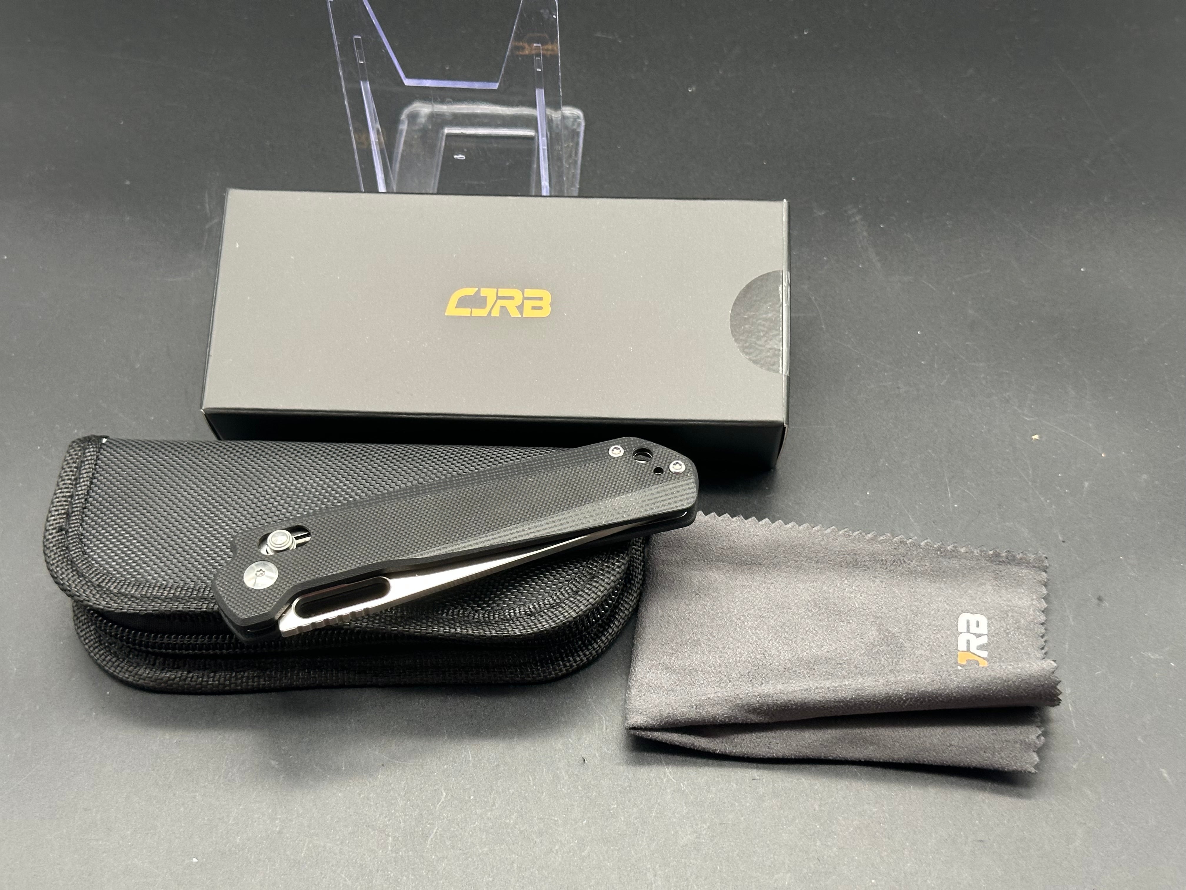 CJRB Bellona J1947 Folding Knife - AR RPM9 Steel Blade & G10 Handle - EDC, Outdoor Camping, Survival Gear