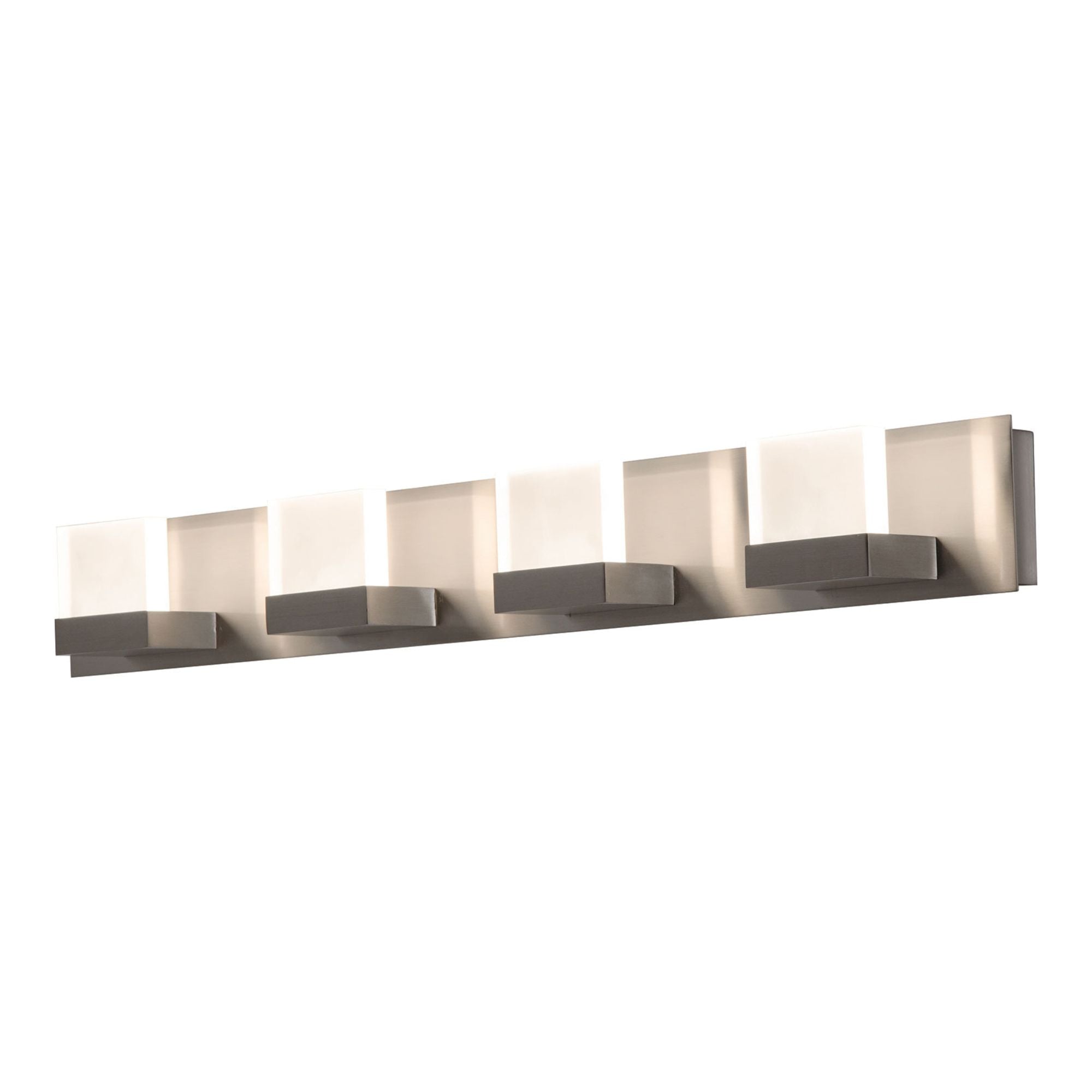 Arlo 33 LED Bathroom Vanity Light Fixture - Satin Nickel Finish, 120-277V - Perfect for Modern Bathrooms, Powder Rooms & Dressing Areas